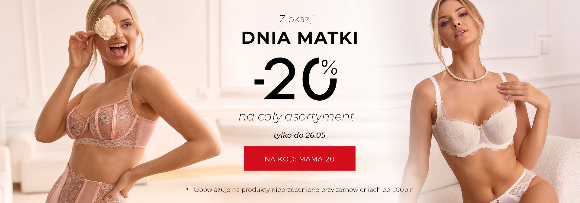 -20% na cały asortyment z kodem: MAMA-20