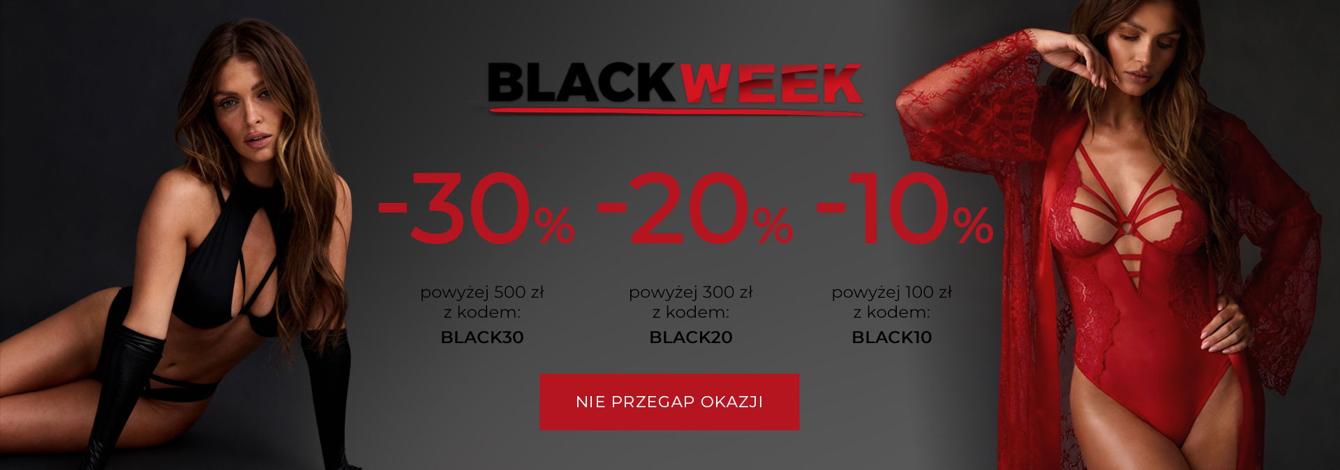 BLACK WEEKS OD -10% DO -30%