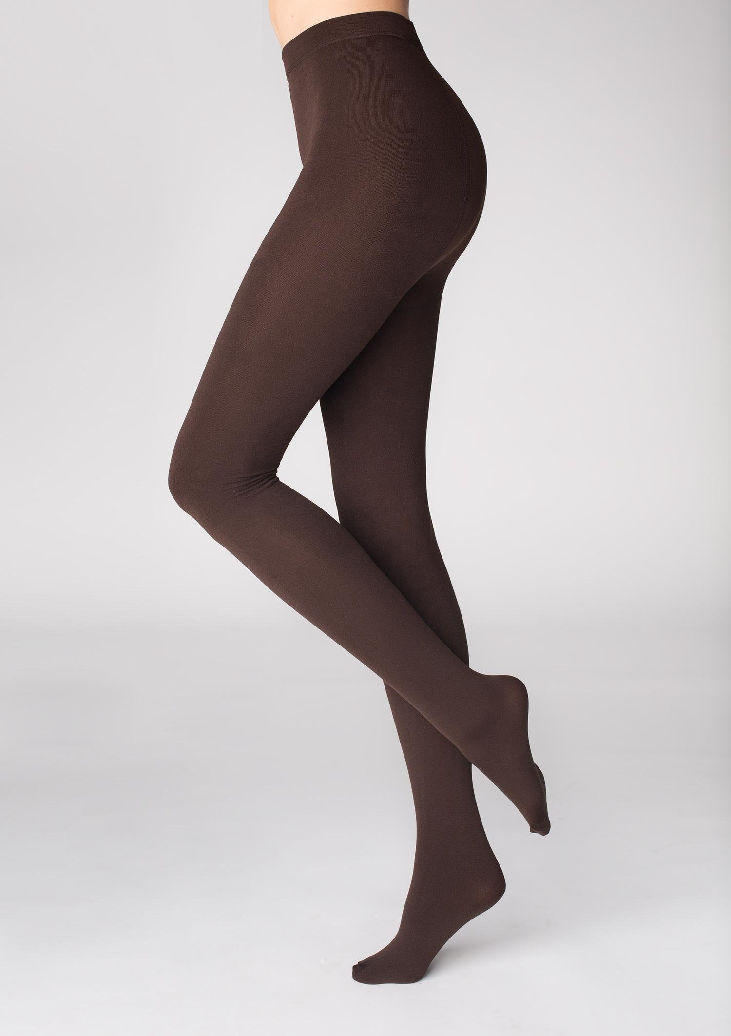 200 Denier Opaque Cotton Rich Tights Extra Thick Super Soft & Cosy in  Winter 