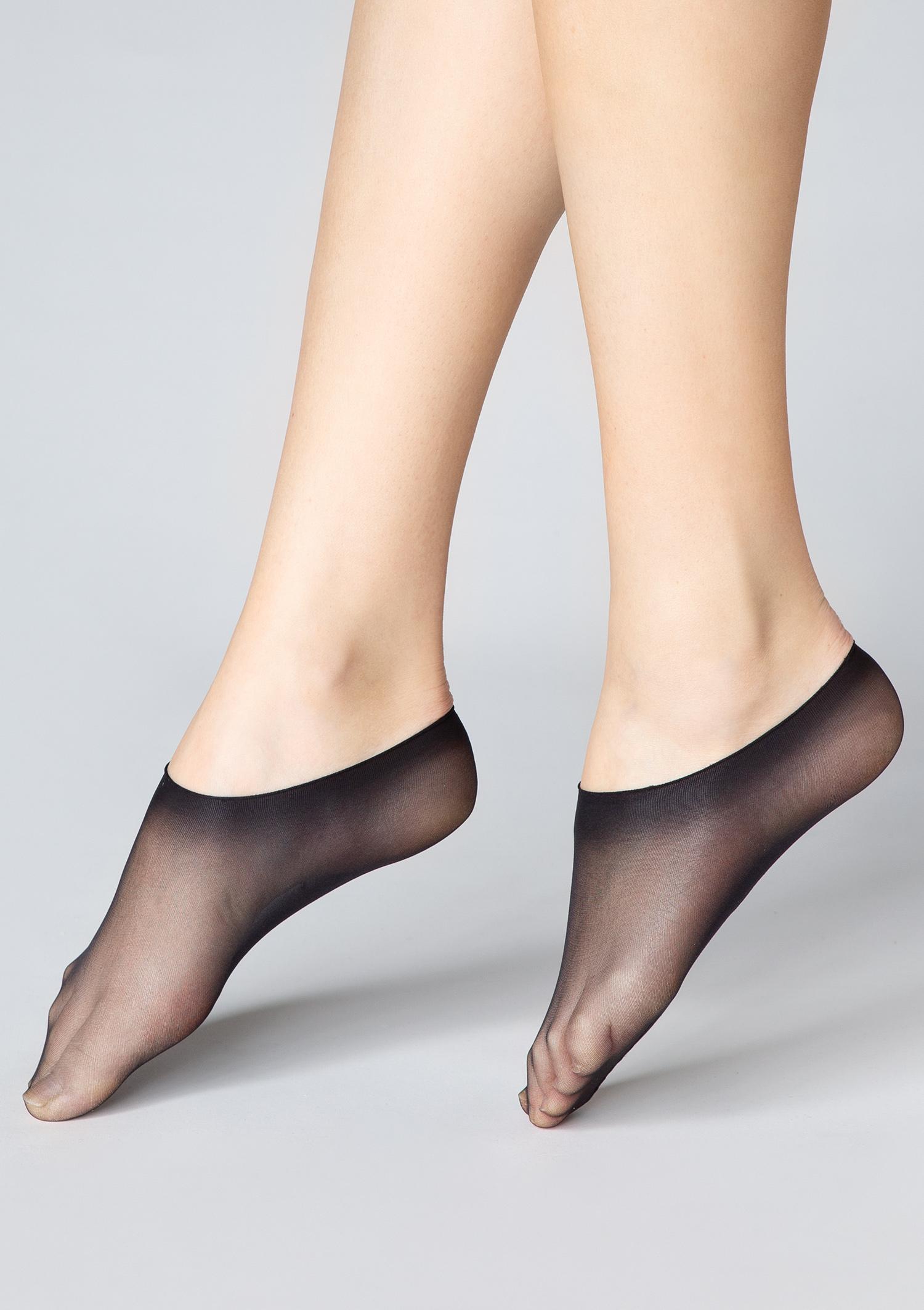 Elastyczne Skarpetki Stopki Silk 15 Marilyn, black