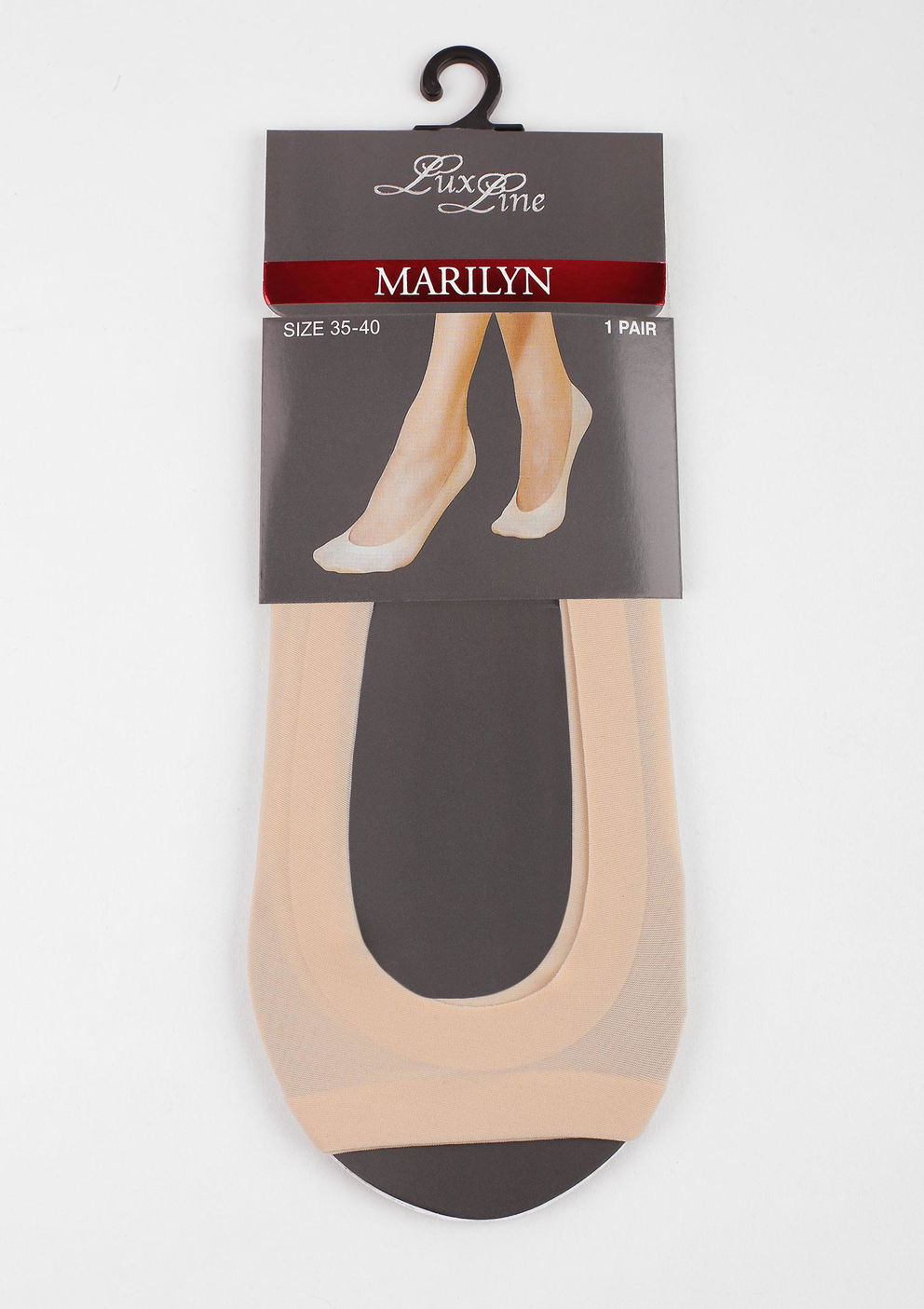 Bezpalcowe Skarpetki Stopki z Silikonem Lux Line Nf New Marilyn