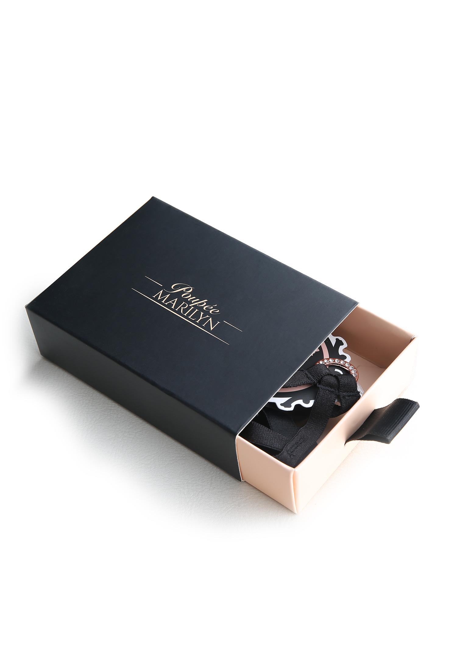 Ozdobne Ramiączka Decostraps 05 Poupee Marilyn, black