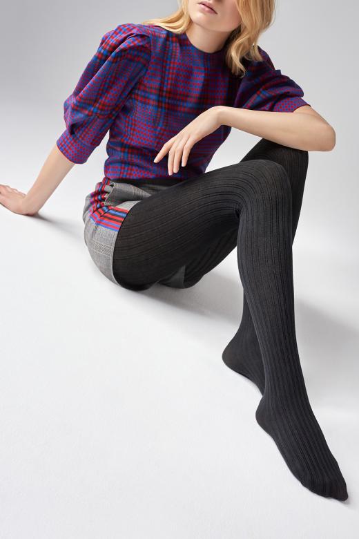 Marilyn Betty N16 Striped Cotton Tights 