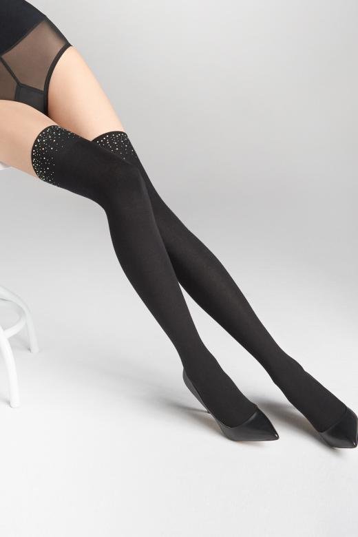 Marilyn Womens Thick Over Knee Cotton Warm Socks One Size