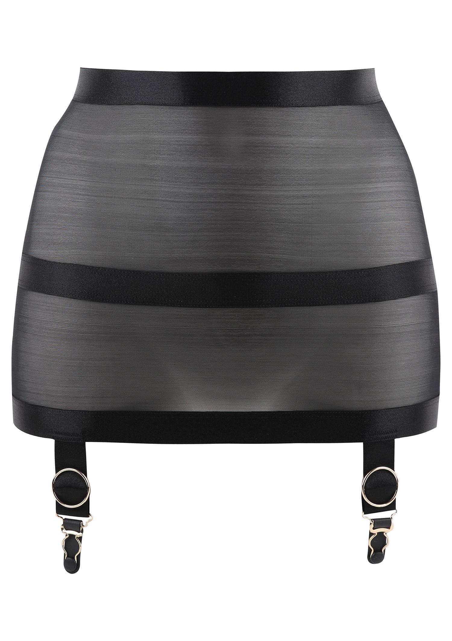 Modelujący Pas Do Pończoch Trou Secret Poupee Marilyn, black