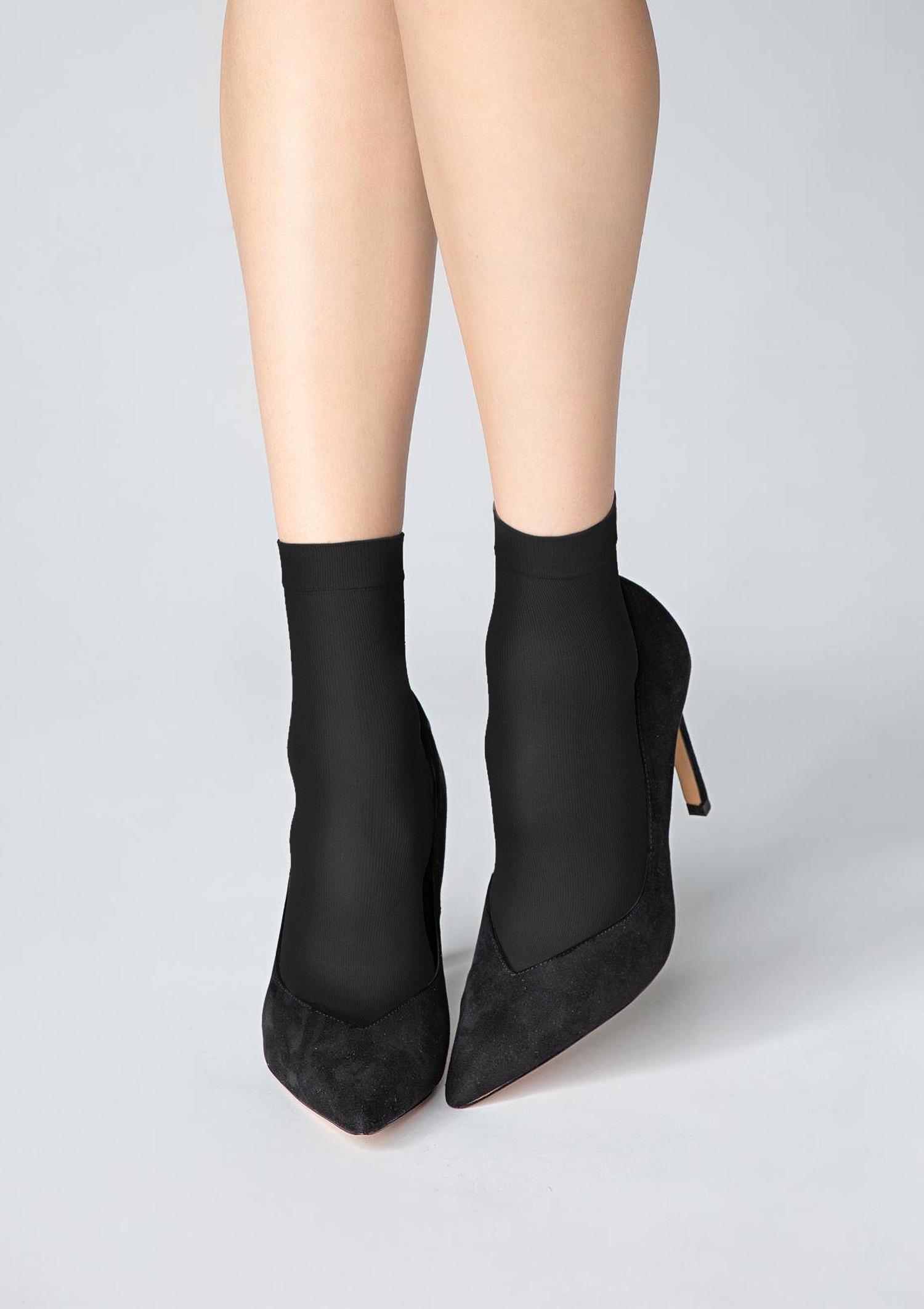 Skarpetki damskie Micro Socks czarne 40 Den Marilyn