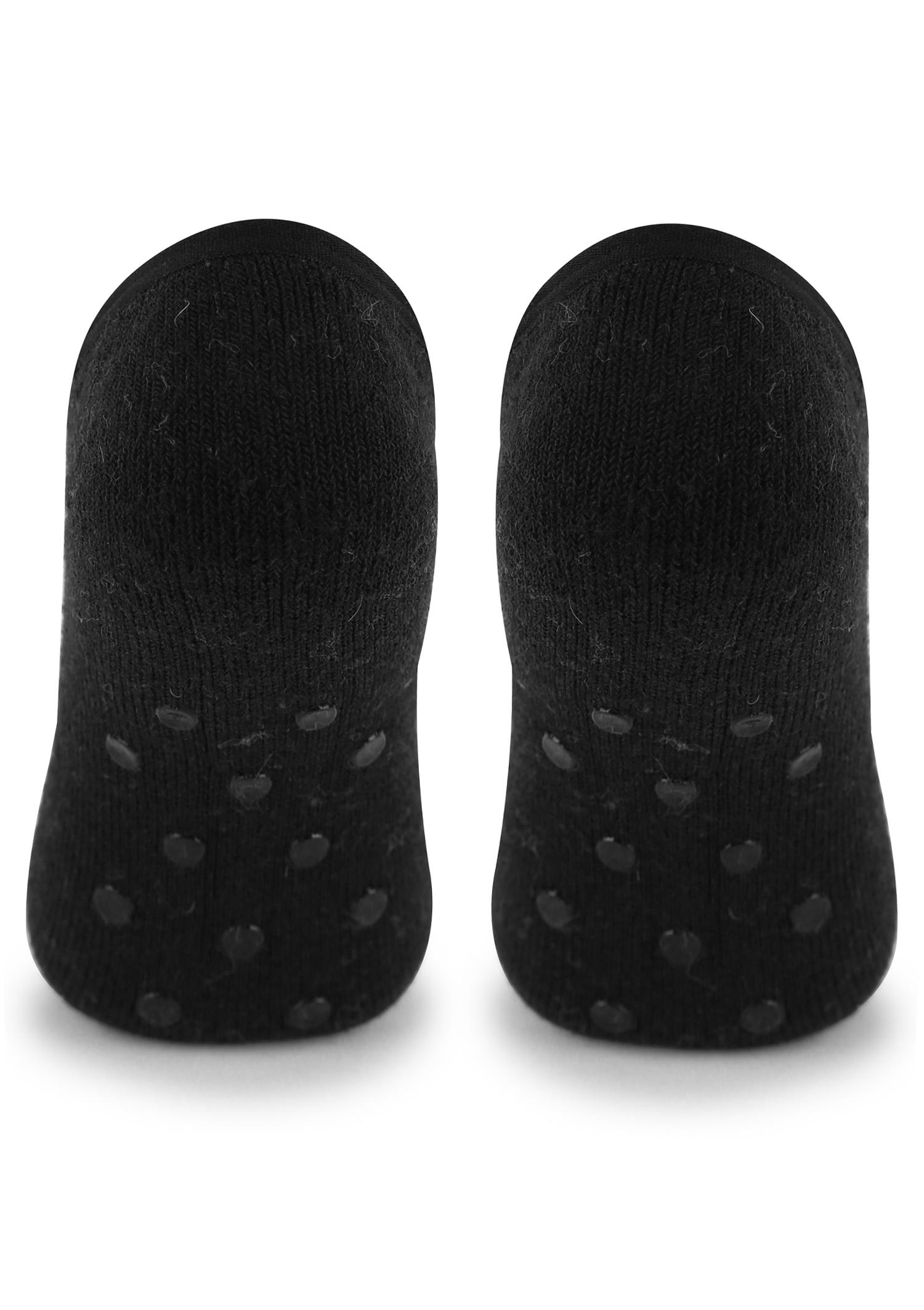 Ciepłe Skarpetki Baletki z Reniferem Abs R41 Marilyn, black