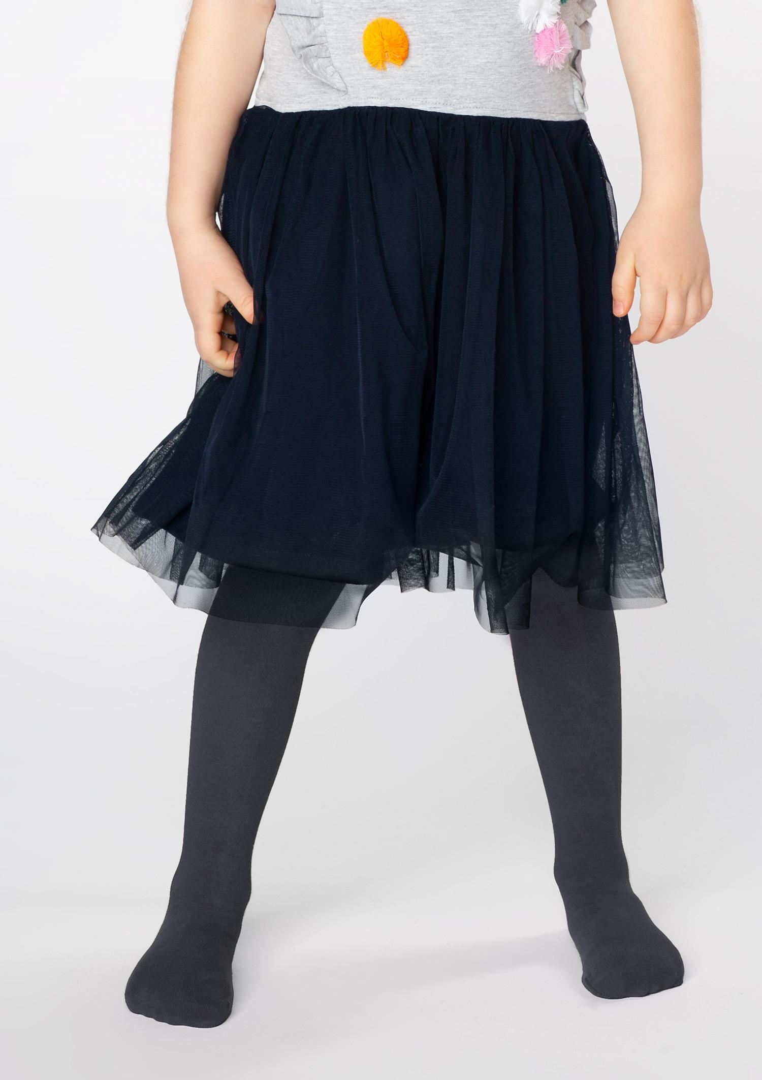 Dziecięce Rajstopy Bawełniane Julia Dark Grey Marilyn, dark grey