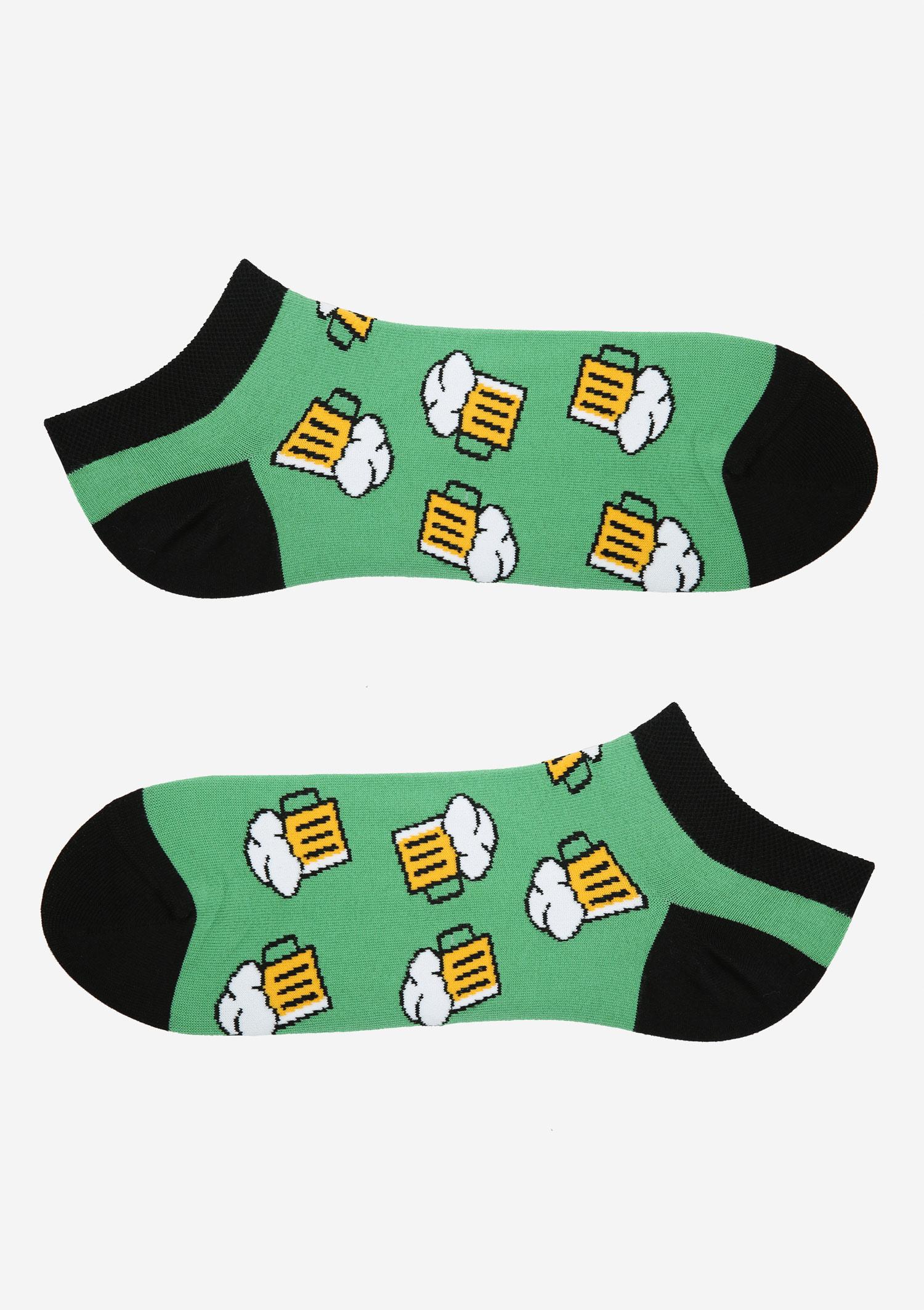 Niskie Skarpetki Męskie Footies Beer Marilyn, green