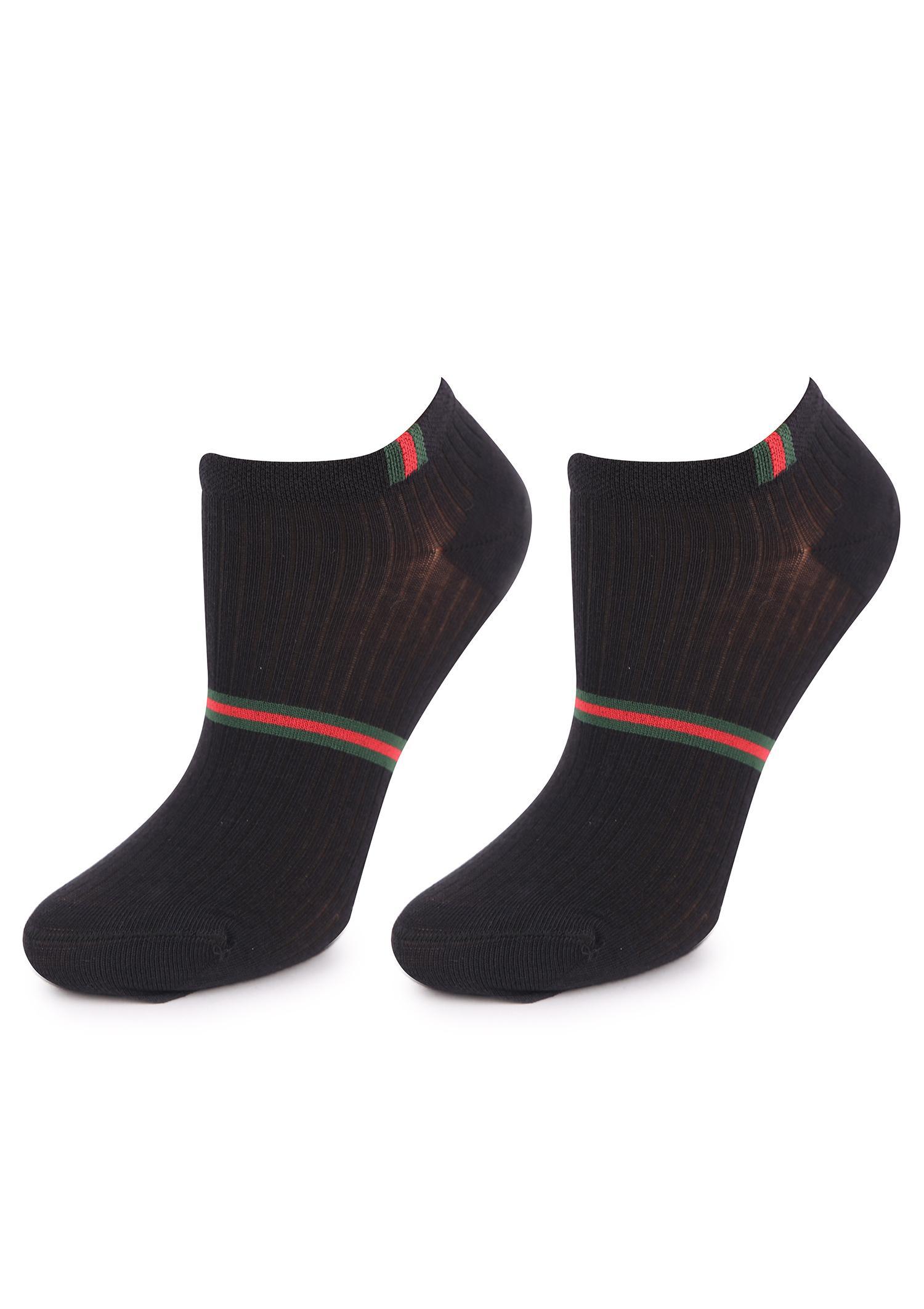 Niskie Skarpetki Damskie Błyszczące Footies P25 Black Marilyn, Marilyn