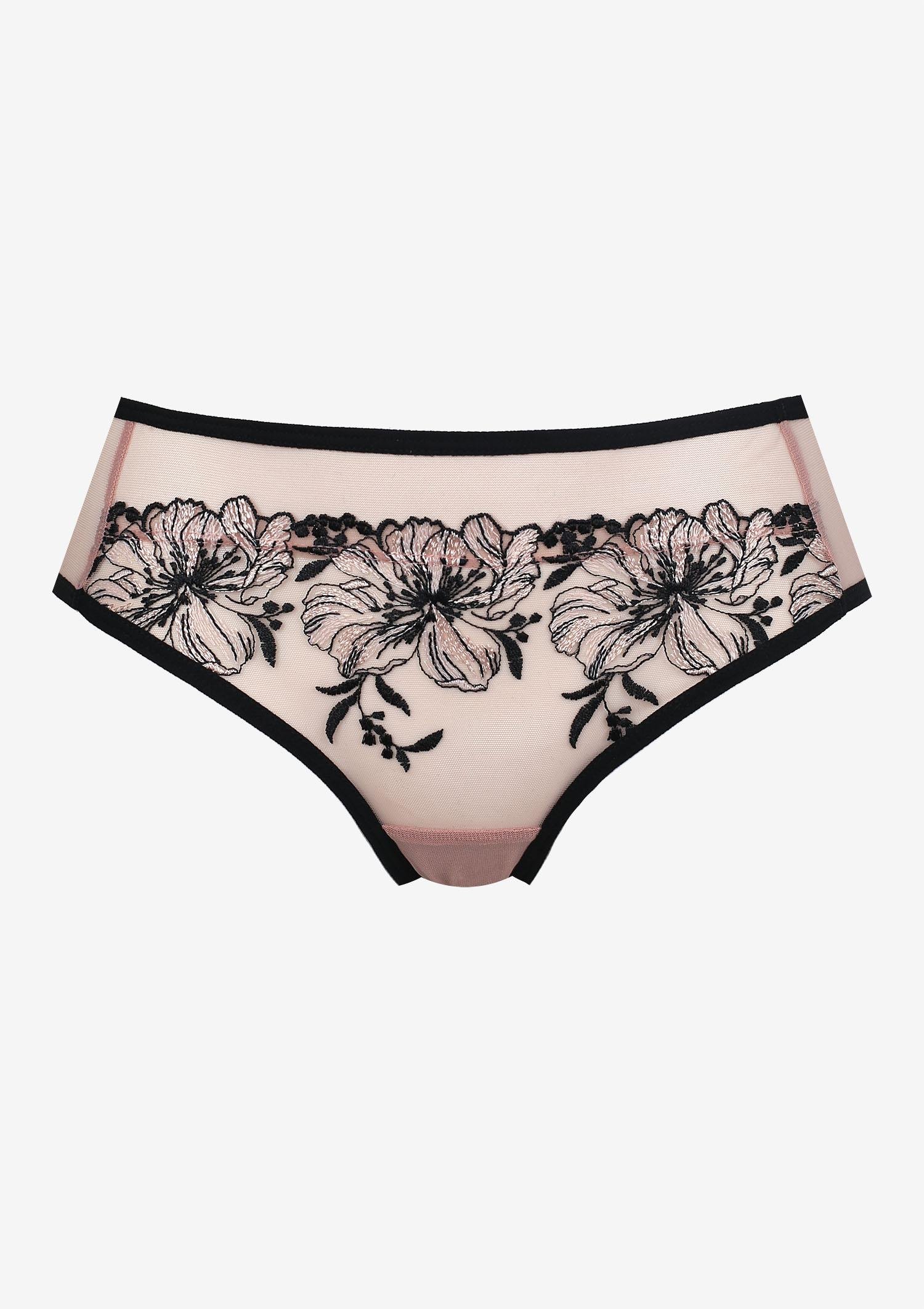 Soft bra with floral embroidery BELLE FLEUR M POUPEE Marilyn