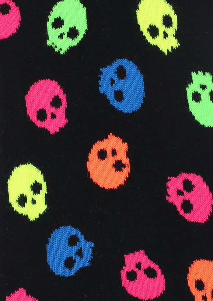 Footies Men Neon Skulls Marilyn Men's 'Neon Skulls' Cotton Socks
