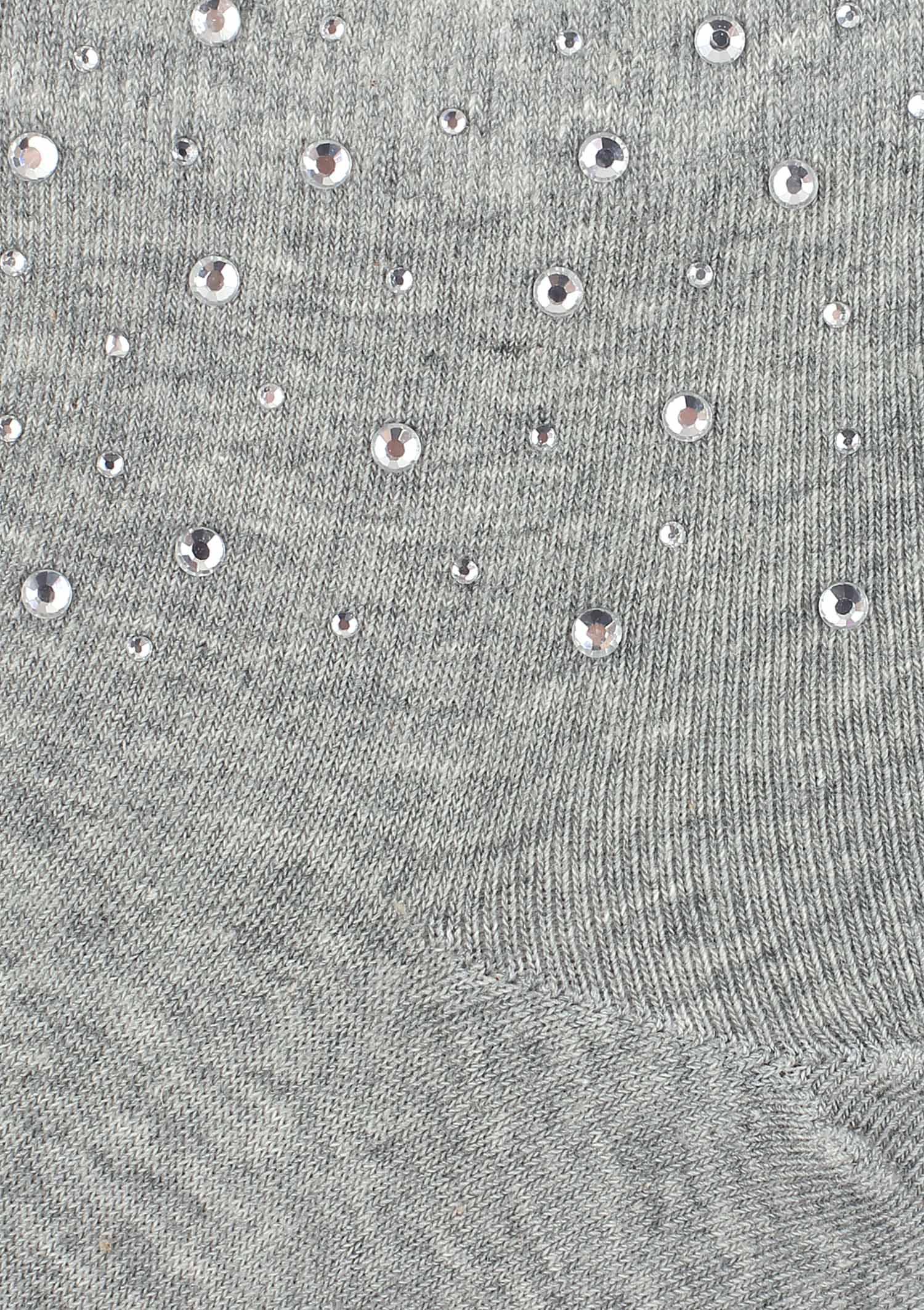 Damskie niskie skarpetki z cyrkoniami Cotton Jet Rain Marilyn