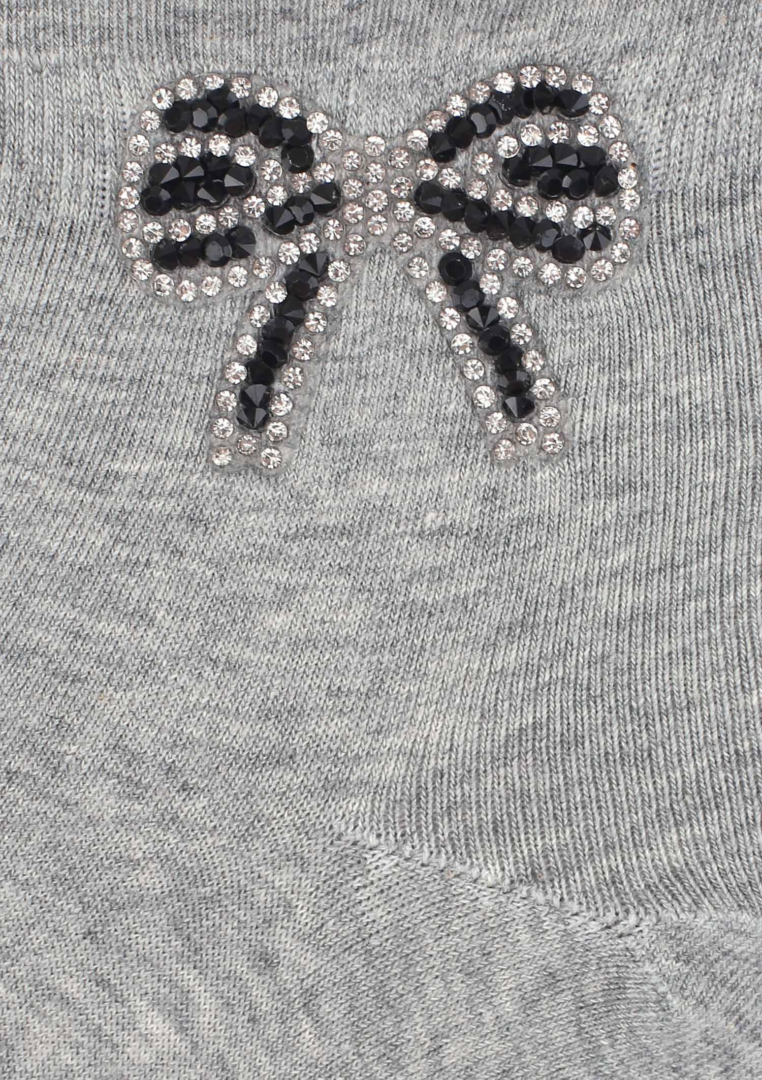 Skarpetki damskie z błyszczącą kokardą Cotton Royal Bow Marilyn