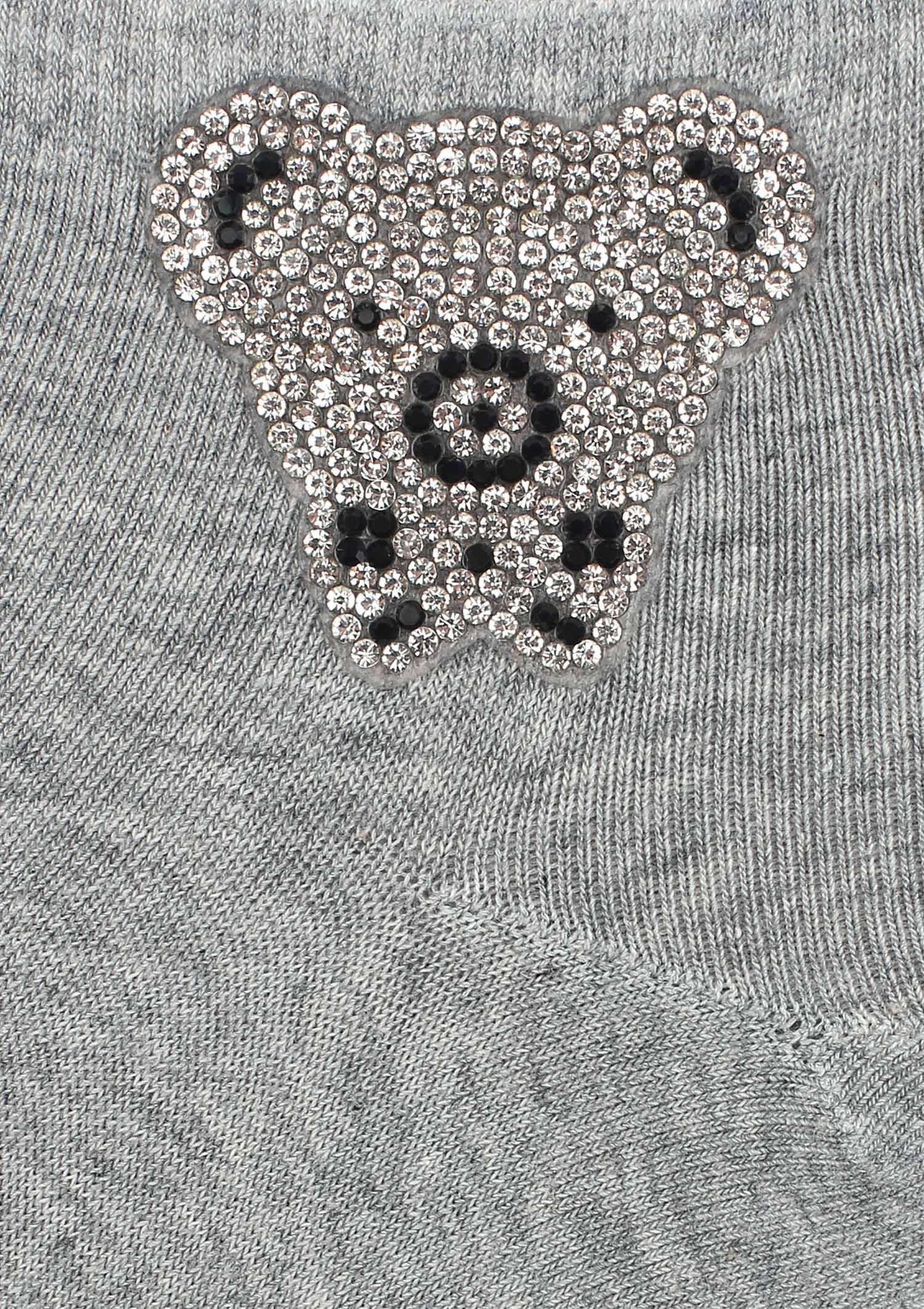 Skarpetki damskie ze srebrnym misiem koala Cotton Silver Koala Marilyn