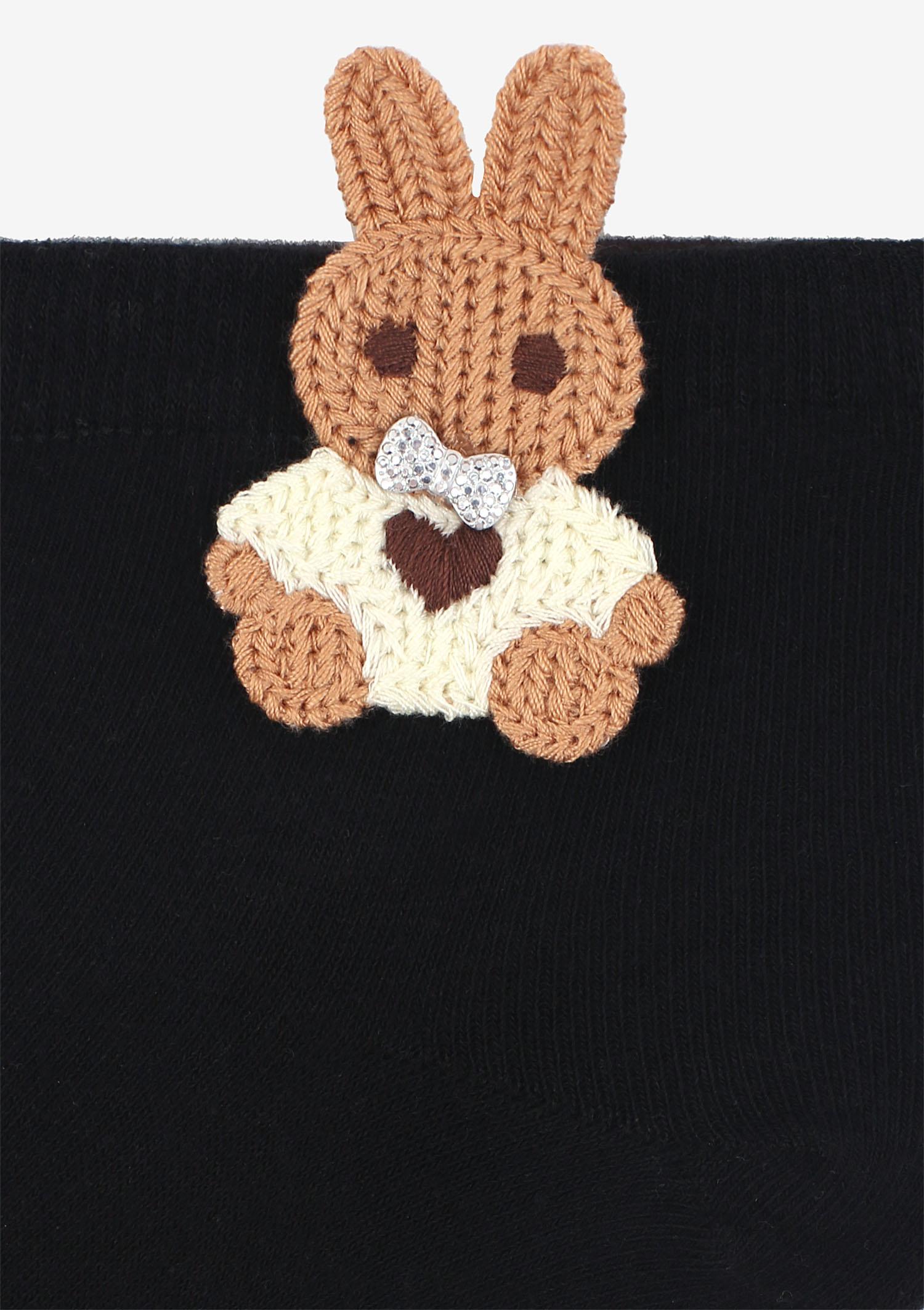 Bawełniane skarpetki damskie z królikiem Cotton Cute Rabbit Marilyn