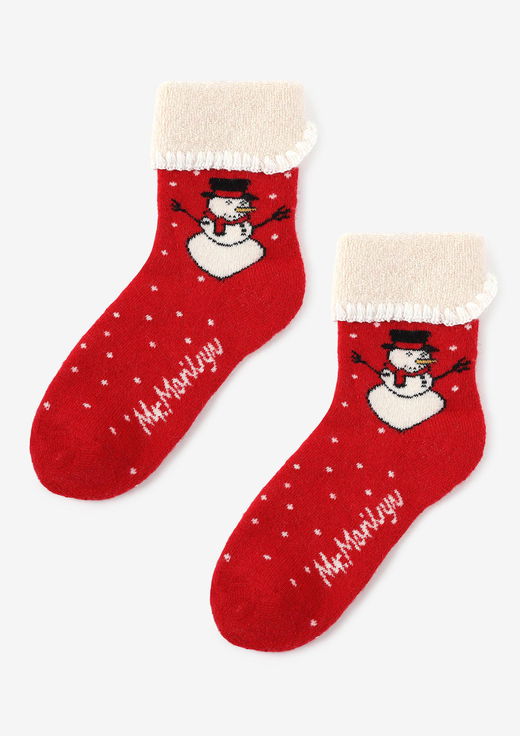 Christmas Stocking Santa Claus Christmas Tree Print Socks Christmas Elf  Snowman Creative and Fun Socks, Clothing Socks