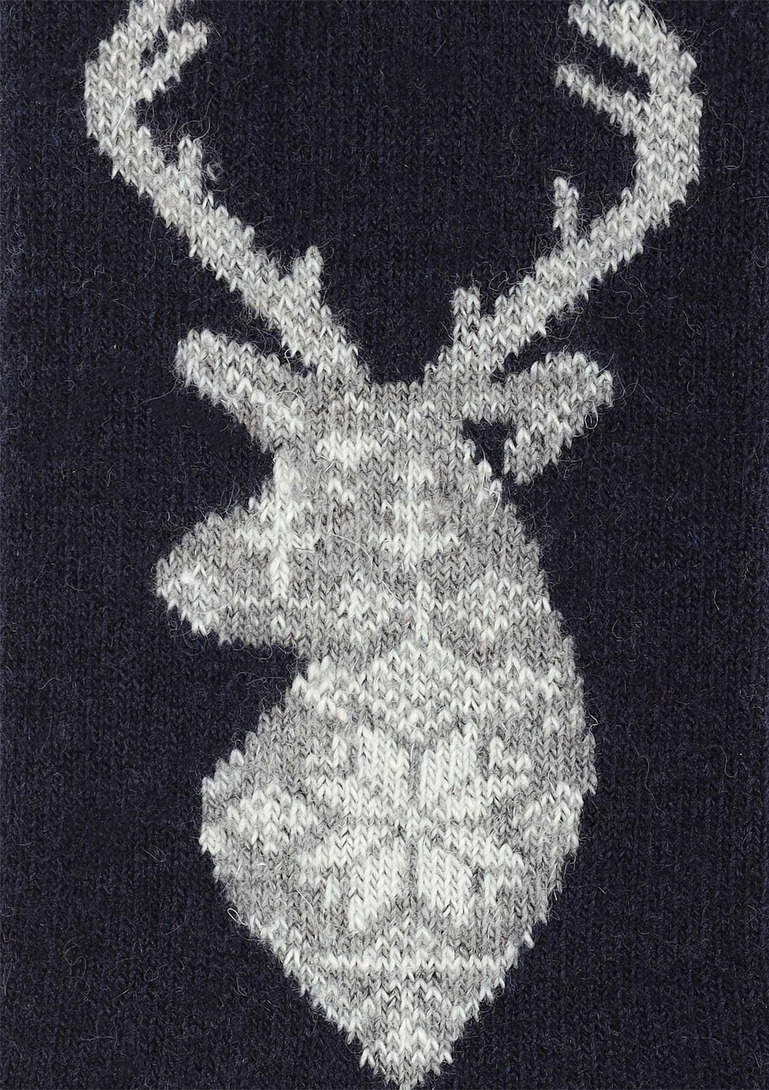 Skarpetki damskie z popiersiem renifera Angora No Terry X40 Marilyn