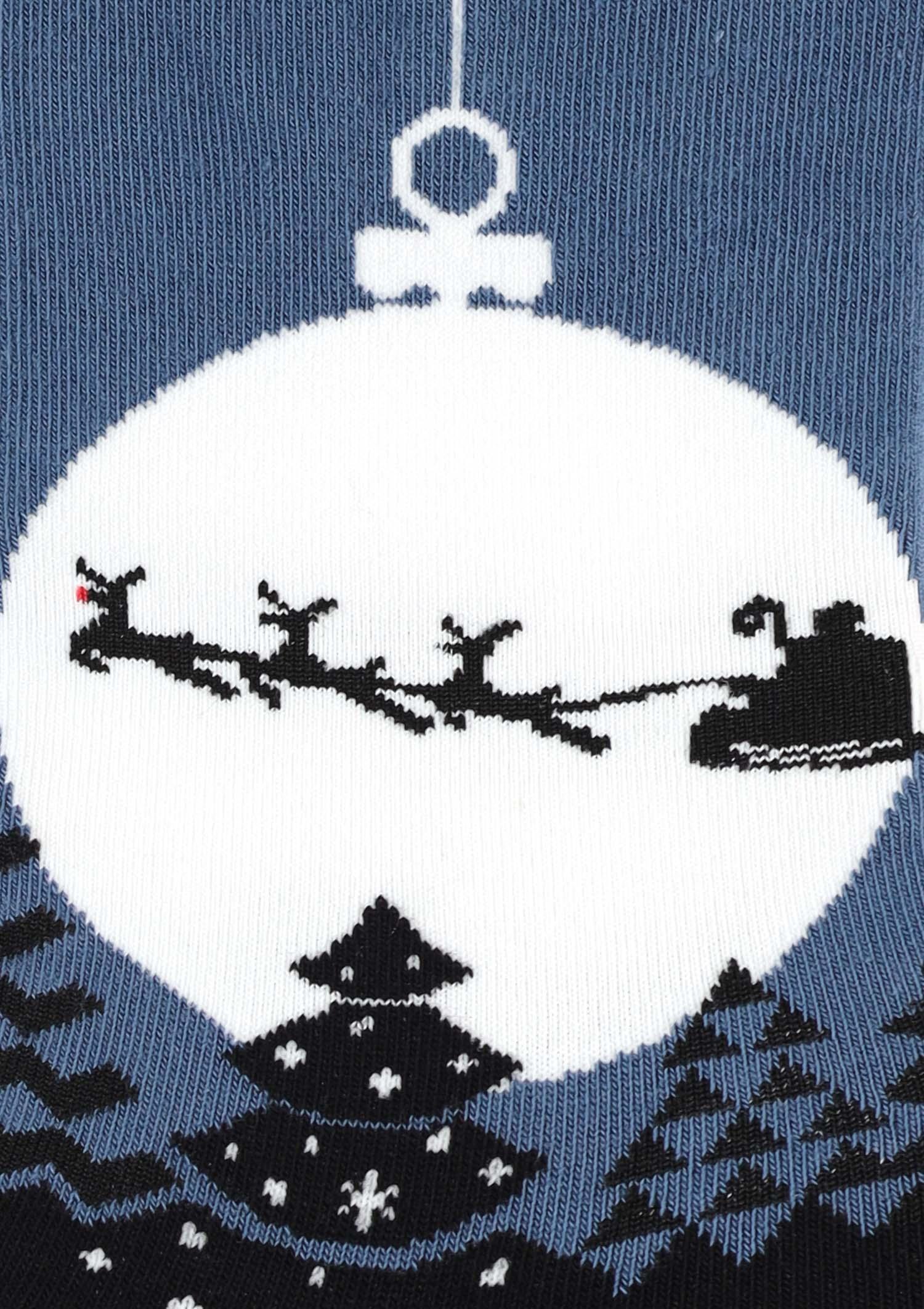 Skarpetki męskie z saniami św. Mikołaja Men Santas Sledge Marilyn