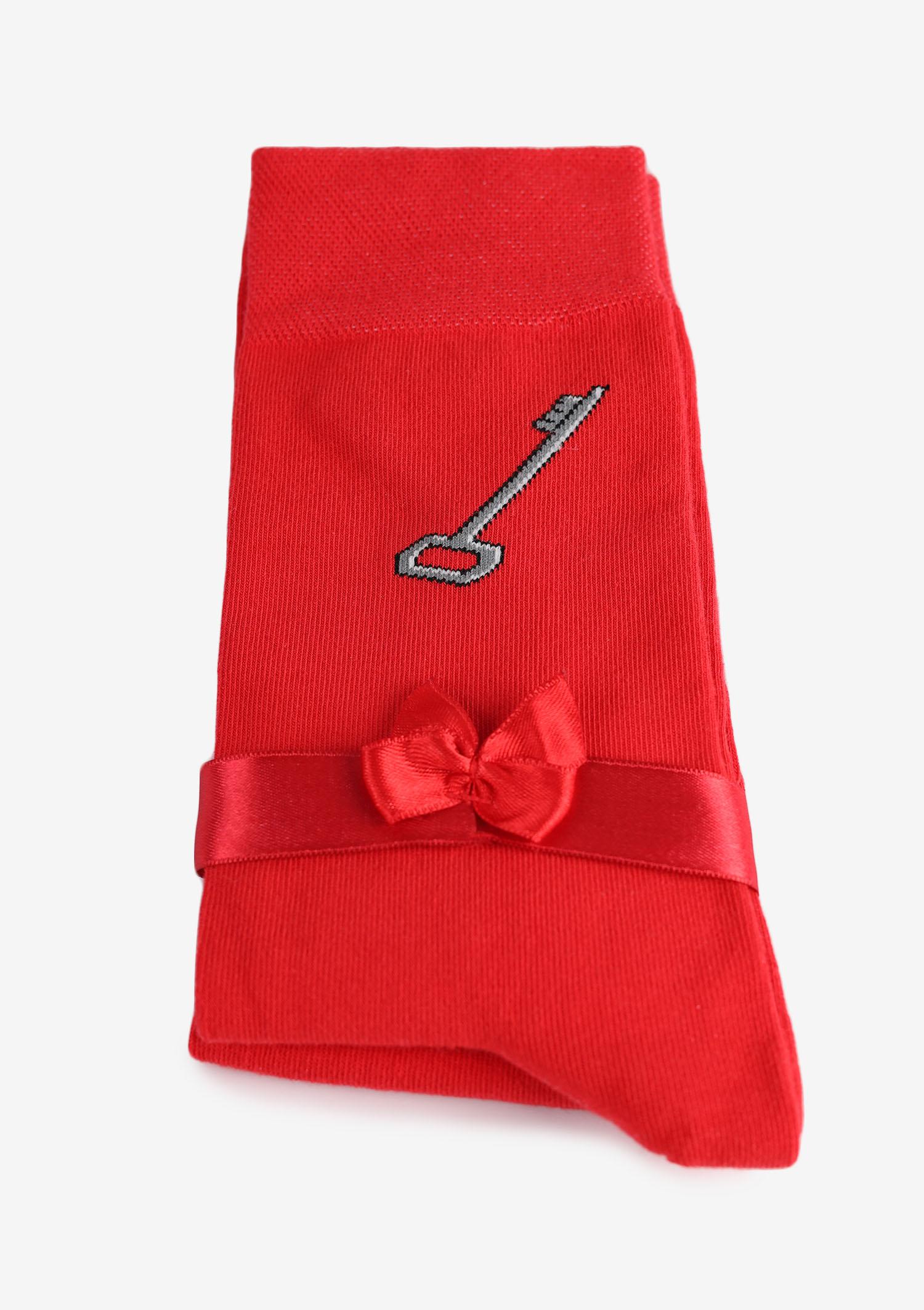 Zestaw walentynkowy skarpetki LOCK&KEY Marilyn, red