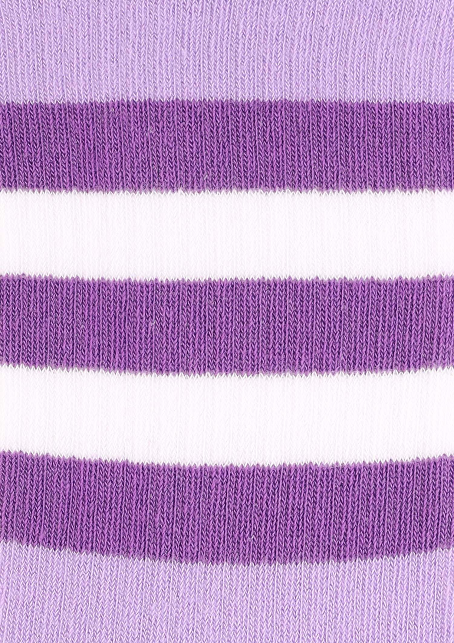 Skarpetki damskie z wysokim ściągaczem w paski SVL Stripes Long Marilyn