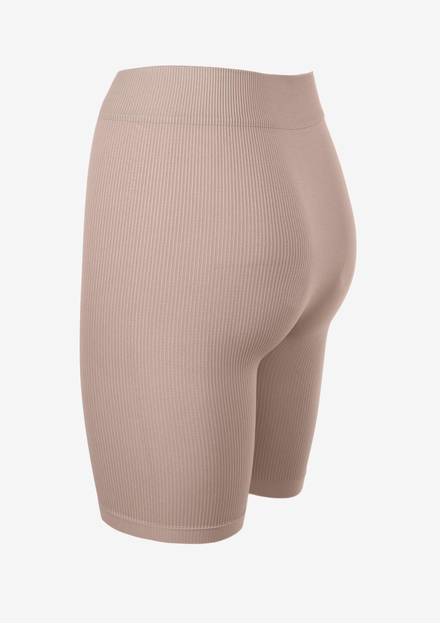 Legginsy damskie kolarki z prążkowanej dzianiny Fitness Marilyn