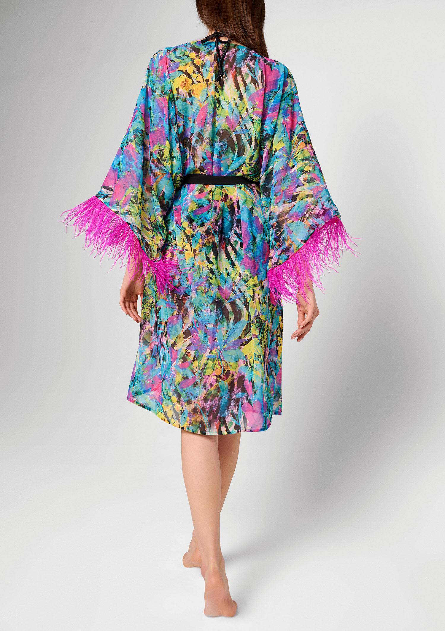 Pareo plażowe w egzotycznych barwach Parrot Poupee Marilyn, multicolour
