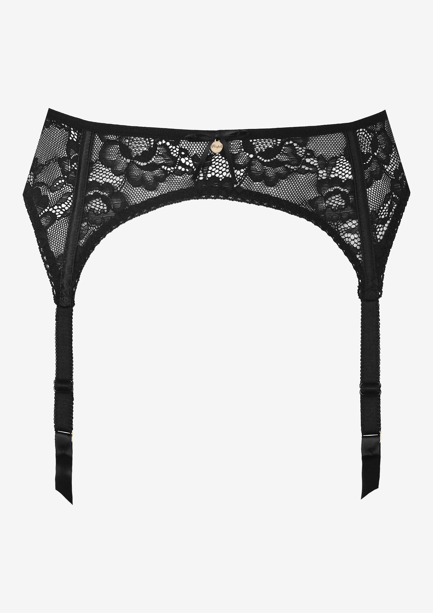 Pas do pończoch z czarnej koronki Boogie 05 Hot Poupee Marilyn, black