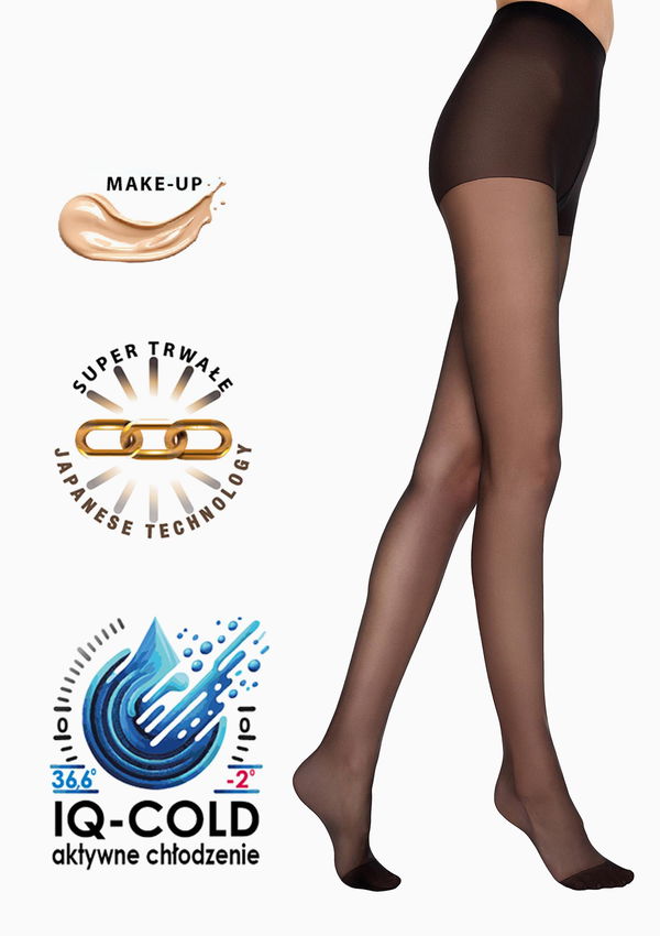 Women's active cooling tights with bare leg effect Ice 15 Marilyn