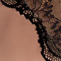 Damen-Satin-Schlafanzug-Set in dunklem Cappuccino-Ton