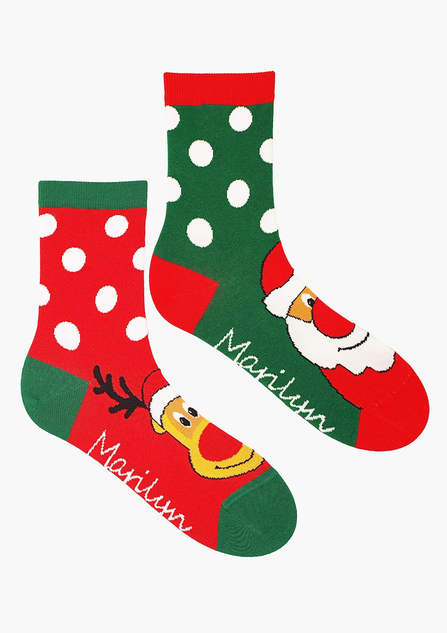 Skarpetki unisex w świątecznym wydaniu - Christmas Team, multicolour