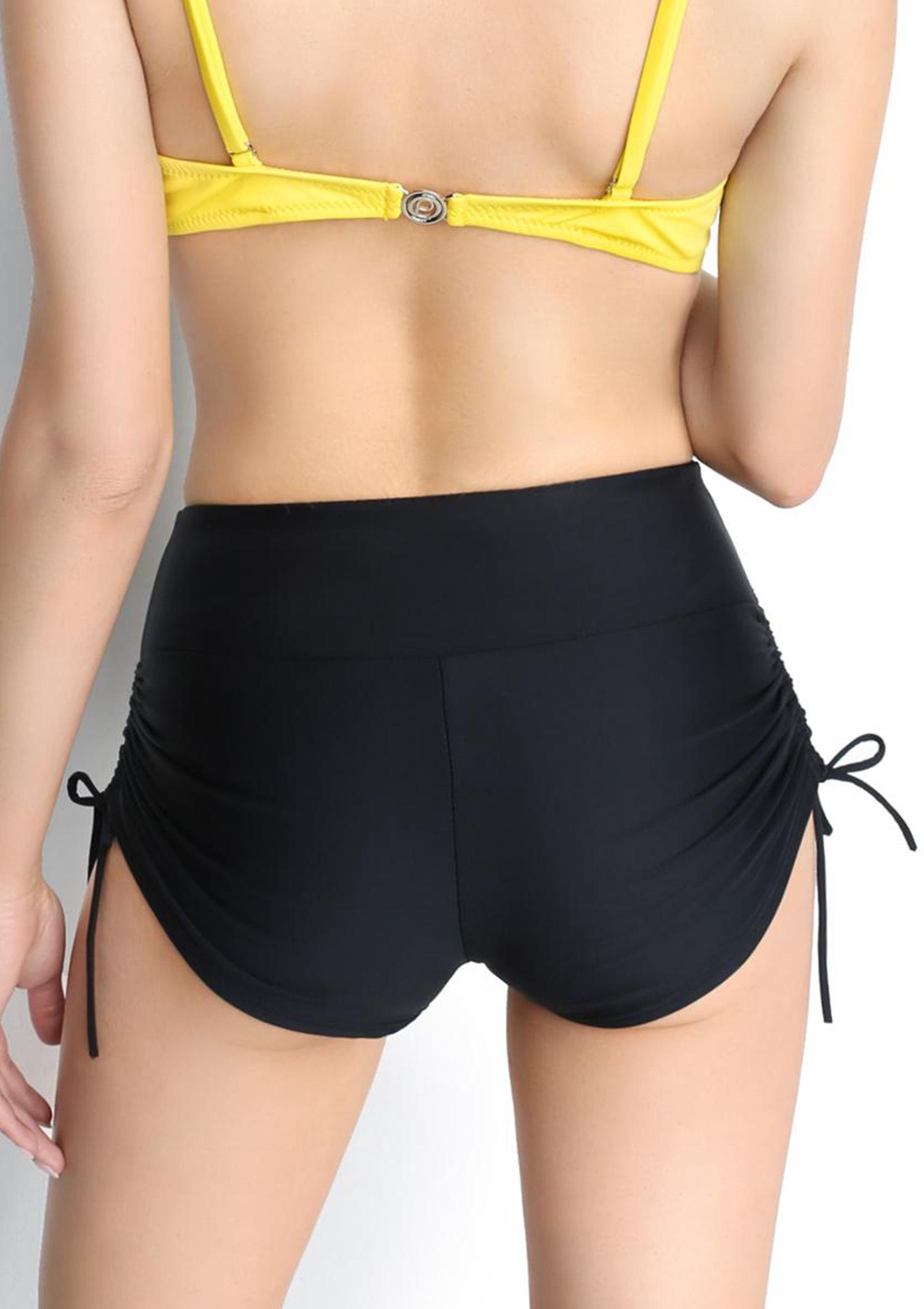 Szorty kąpielowe z wyższym stanem - Grace 01, black