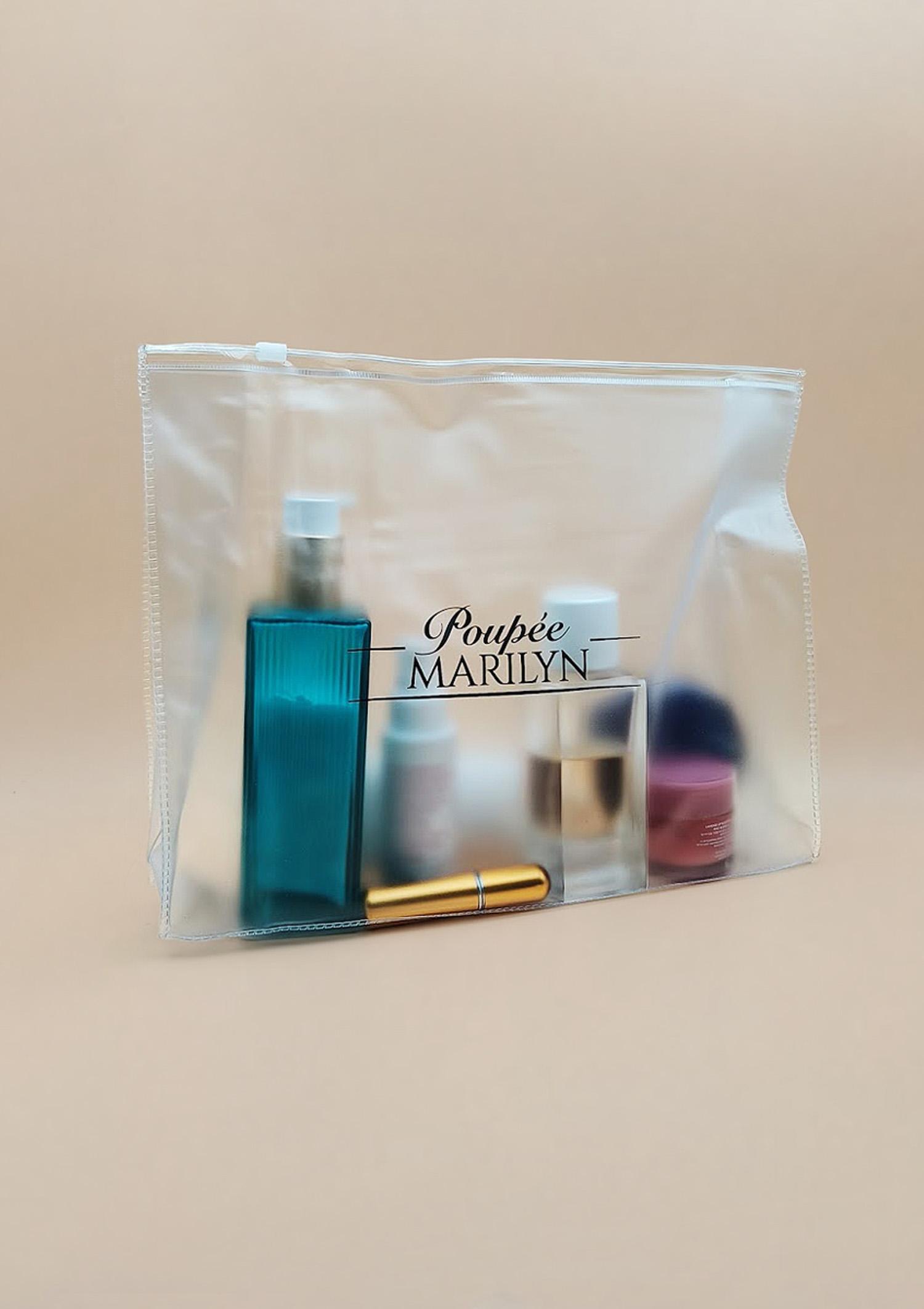 Markowa kosmetyczka Marilyn Pouppe, transparent