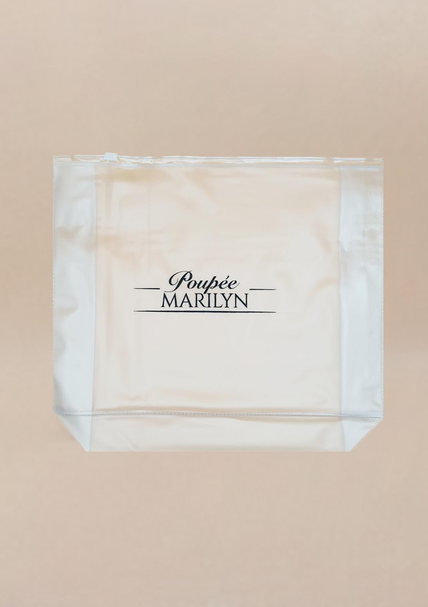 Markowa kosmetyczka Marilyn Pouppe, transparent